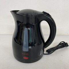 【ジモティ限定特価】  FUJI LIFE 電気ケトル 1.2L F-1260 ブラック J0121の画像