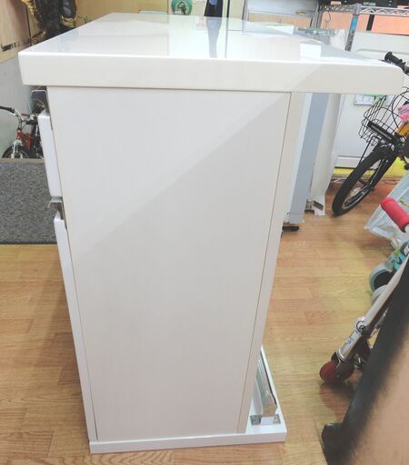 バーカウンター 幅120×奥行50×高さ86㎝ キッチンカウンター 収納棚