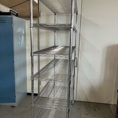 出ました！限定１台　高層メタルラック　棚６段！　高さ192ｃｍ　棚幅120ｃｍ×45ｃｍ　使いやすい大きさ！の画像