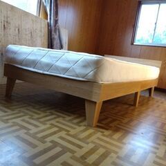 美品マットレスフレームセット新潟市お届け設置有の画像