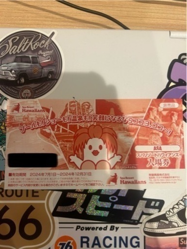 ハワイアンズ‼️入場無料チケット（5枚）