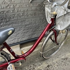 取引中　自転車 ママチャリ籠付きまだまだ現役の画像
