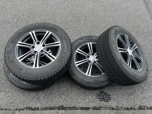 2021年製 BRIDGESTONE 225/65R17 102S BLIZZAK DM-V3 ブリザック ブリヂストン スタッドレス 冬タイヤ ホイール・ナット付4本セット
