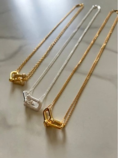 絶品ダブルリンクネックレス ステンレス