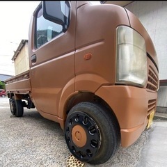 ⭐️スズキ キャリー⭐️オールペン⭐️チョコレートゴールド⭐️4WD⭐️アルミホイル＋α⭐️の画像