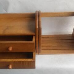 木製小引出し本立付きの画像