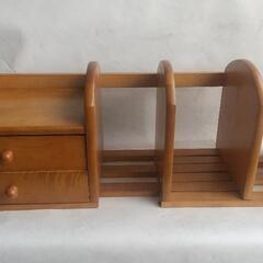 木製小引出し本立付きの画像