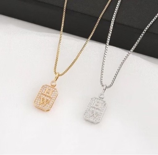 絶品HW ネックレス アクセサリー シルバー ゴールド モアサナイト