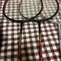 受け付け終了‼️バトミントンラケット5本ケースの画像