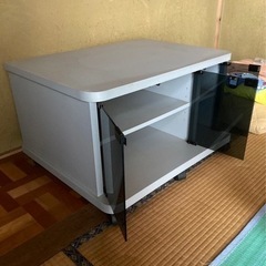 テレビ台　グレー　キャスター付きの画像