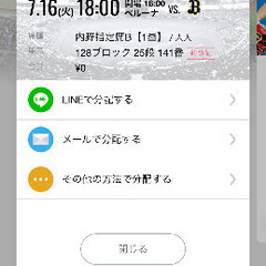 ライオンズ　チケット