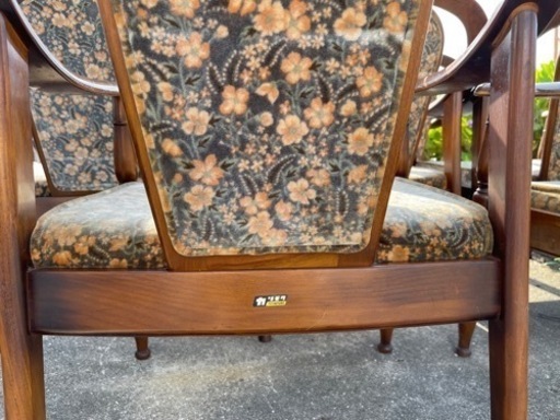 【お値下げしました】カリモク　コロニアル　チェア　4脚