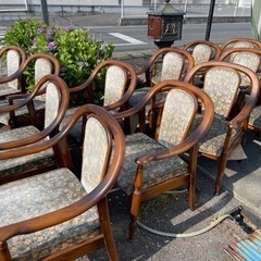 【お値下げしました】カリモク　コロニアル　チェア　2脚の画像