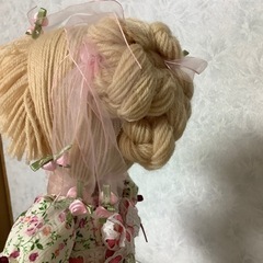 米山京子風　お花畑の真凛ちゃん　お花の妖精　ハンドメイドドールの画像