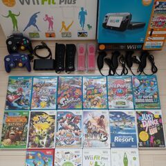 Nintendo　Wii U ＋ Wii　Wii Fit　ゲーム...