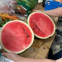 甘いスイカ7kg-9kgの画像