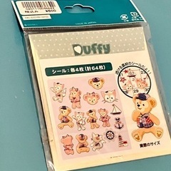 【新品未使用】生活雑貨　シール　ダッフィーの画像