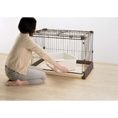 リッチェルペットサークル　ダークブラウンの画像