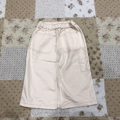 美品グローバルワーク白スカート☆XLサイズの画像
