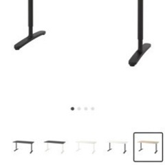 IKEA 大きい昇降デスク　160×80 ベカント 高さ調整可　...