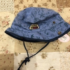 新品マザウェイズ恐竜柄帽子☆50センチの画像