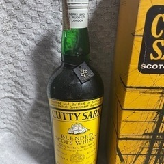 70's　古酒 CUTTY SARK スコッチ ウィスキー ブランデーの画像