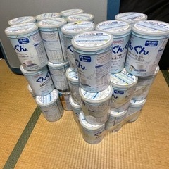 無料　DIY工作などに　粉ミルク缶