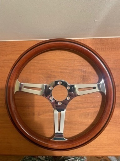 ウッドステアリング　35パイ