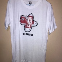 服/ファッション Tシャツ メンズ　コンバース　M 白T