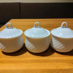 日本製、HOYA,CHINAシュガーポット、３個生活雑貨 食器
