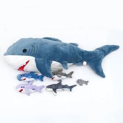 0220490736■ 【セール！】でっかい サメ もちふわ ぬ...