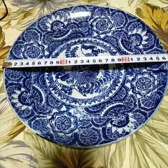 明治時代　伊万里 花 鯉 模様  骨董品皿  陶器の画像