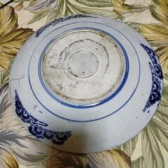 明治時代　伊万里 花 鯉 模様  骨董品皿  陶器の画像