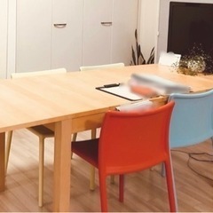 【終了しました】イケア IKEA 伸長式ダイニングテーブル　BJ...