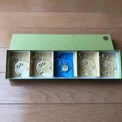 ガラス製　箸置き　