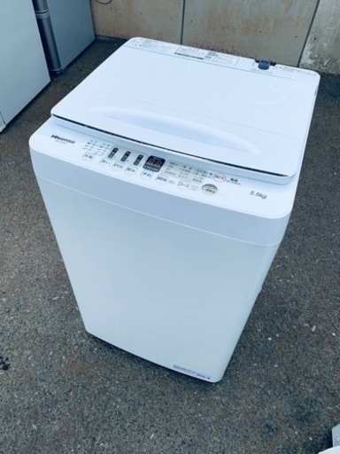 ♦️ Hisense 電気洗濯機  【2021年製】HW-E5504