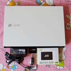 ★ NEC  PC-NS600GAW Windows11/新品SSD1TB/メモリ8GB/第７世代Core i7/Office2021/美品の画像