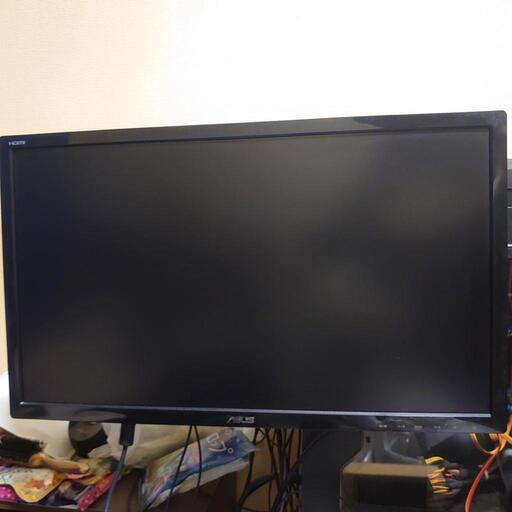 ASUSモニター　VE24B　24型フルHDモニター　DVI  HDMI    モニターアームセット