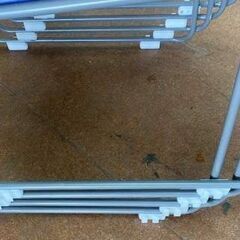 在庫38脚有　福岡発　スタッキングチェア　4脚セット　連結可　会議椅子　ミーティング　引取り：田川郡香春町の画像