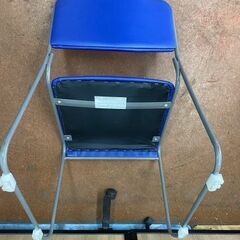 在庫38脚有　福岡発　スタッキングチェア　4脚セット　連結可　会議椅子　ミーティング　引取り：田川郡香春町の画像