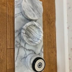 応接室　大理石(?) 喫煙具セット