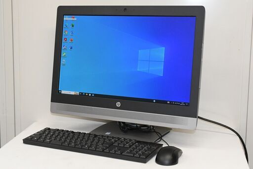 【予定者あり】高速起動 Core i5-6500 HP ProOne 600 G2 22型液晶 SSD256GB メモリ8GB DVD-ROM Wi-Fi Windows10 Office2019