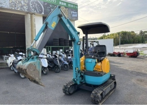 ◎クボタ　ユンボ　U-15-3   ハサミ付き　2,639時間