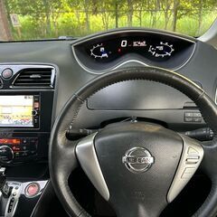 仙台☆H24セレナ4WDハイウェイスターVセレクション黒！車検取り立て！アイドリングストップ！ブルートゥースナビ！の画像