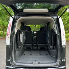 仙台☆H24セレナ4WDハイウェイスターVセレクション黒！車検取り立て！アイドリングストップ！ブルートゥースナビ！の画像