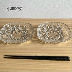 【引渡し先決定】ガラス　食器　プレート　5枚セットの画像