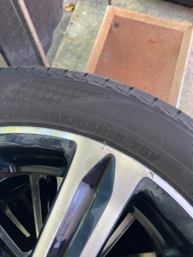アルミ付き165/55R15 