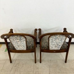 桐生店【現状品】j6-47 カリモク チェアセット の画像