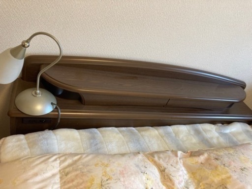 譲り先決まりました！家具 ベッド セミダブル　引き出し付き‼️