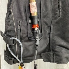 値下げしました　hit-air  エアーバッグベスト　Lサイズ　SHOCK BUFFERINGSYSTEMの画像